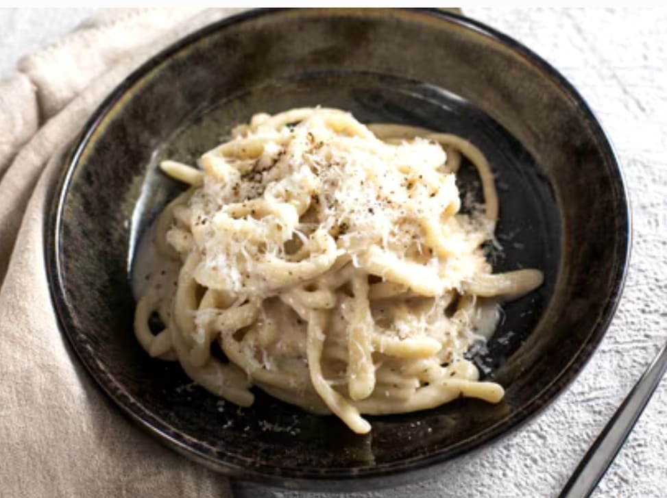 7 Pratos Típicos da Toscana - pici-cacio-e-pepe